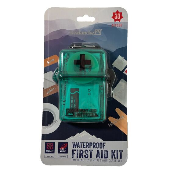 NEW Avalanche Waterproof First Aid Kit 30-Pcs Emergency Essentials‎ New Sealed - Picture 2 of 9